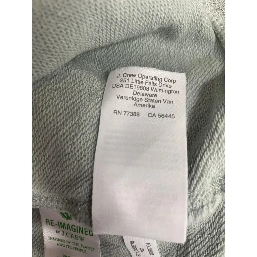 J.CREW Sweatshirt Womens S Green Pullover Graphic California Casual Athleisure